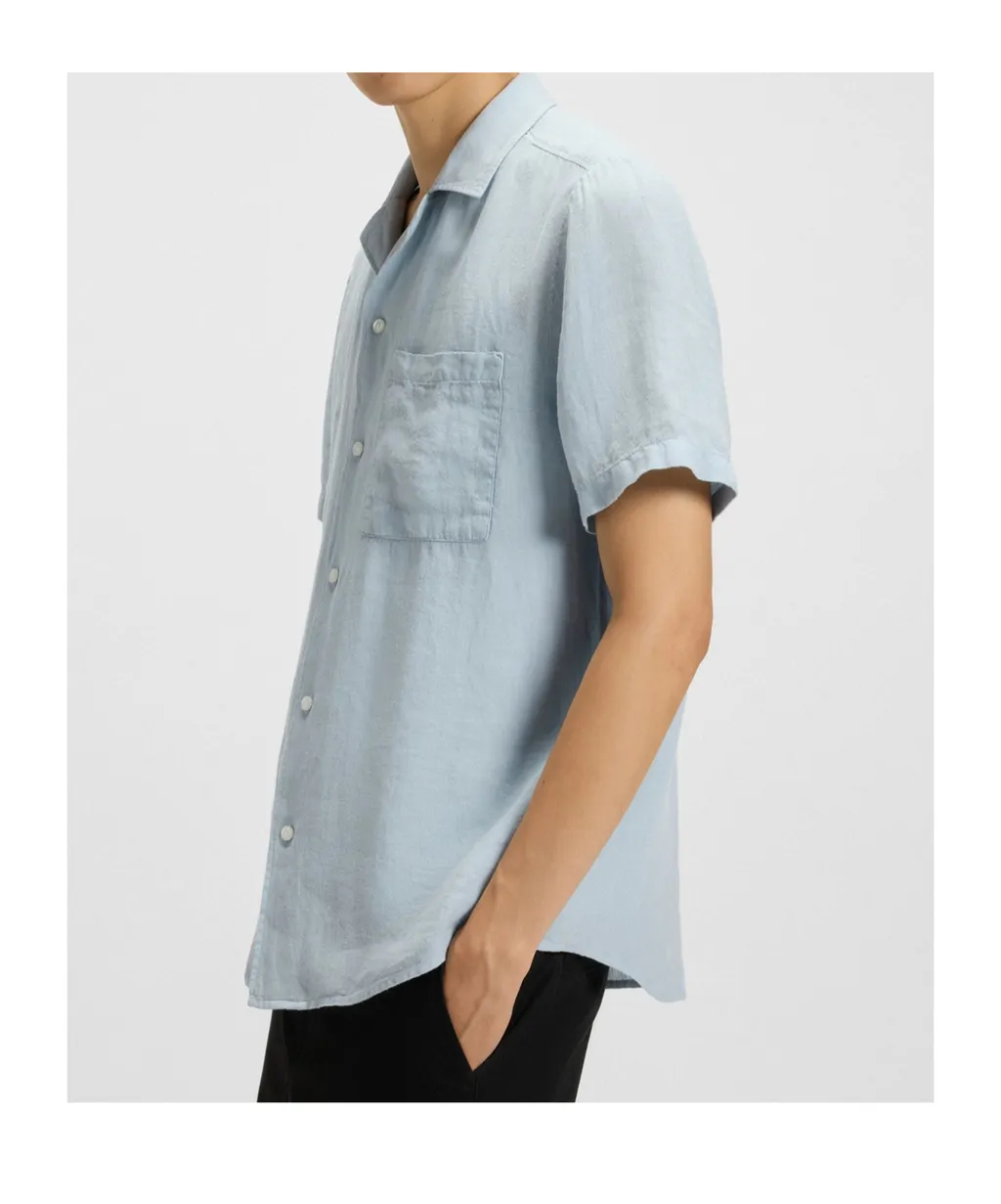 Short-Sleeve Button-Up Shirt
