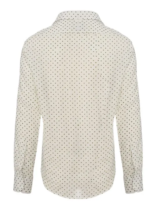 Polka-Dot Print Shirt
