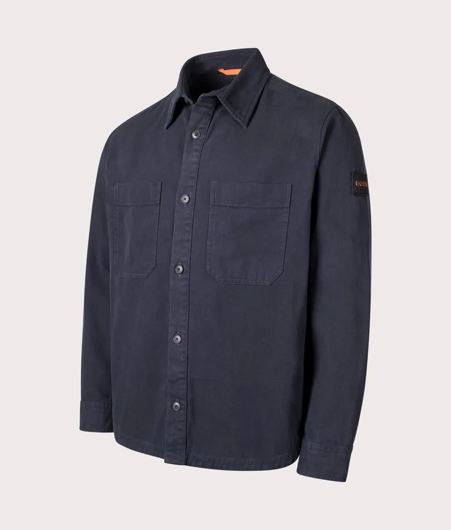 Long-Sleeved Shirt Jacket