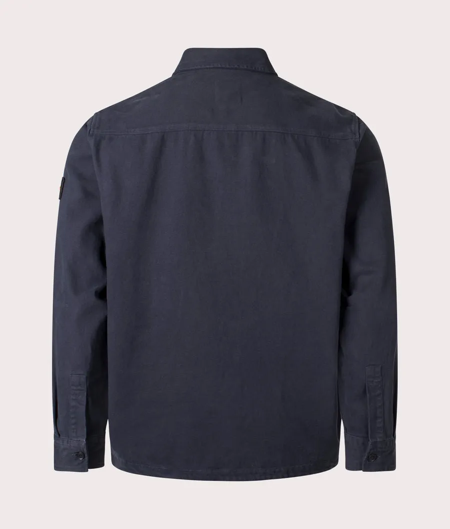 Long-Sleeved Shirt Jacket