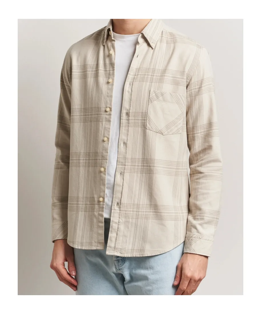 Checked Chest-Pocket Shirt