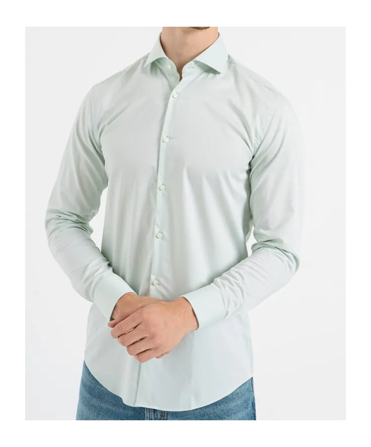 Lapel Long Sleeve Shirt