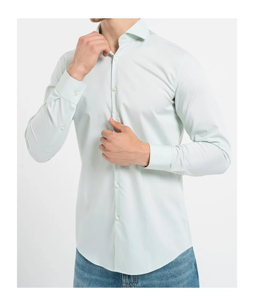 Lapel Long Sleeve Shirt