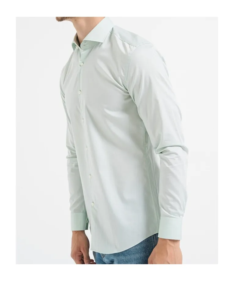 Lapel Long Sleeve Shirt