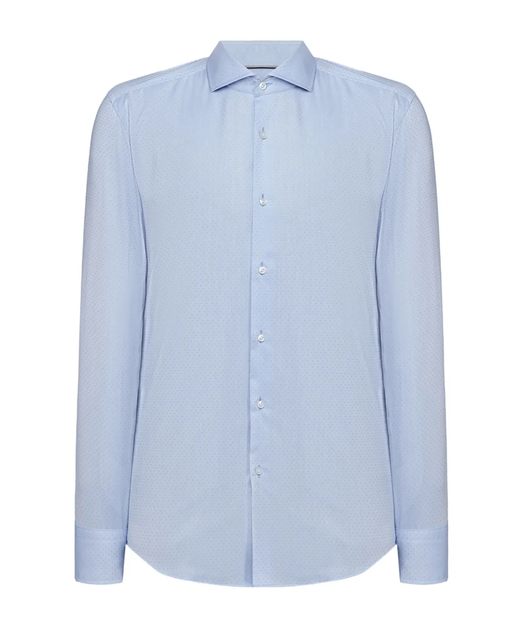 Long-Sleeved Button-Up Shirt