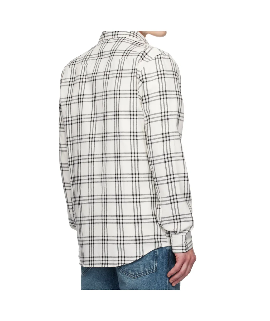 Checked Chest-Pocket Shirt