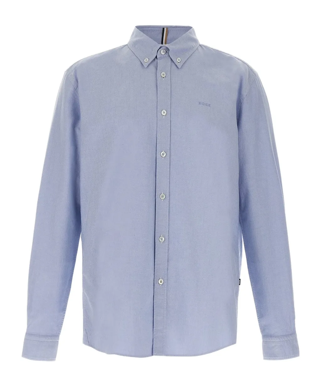 Logo-Embroidered Long-Sleeved Shirt