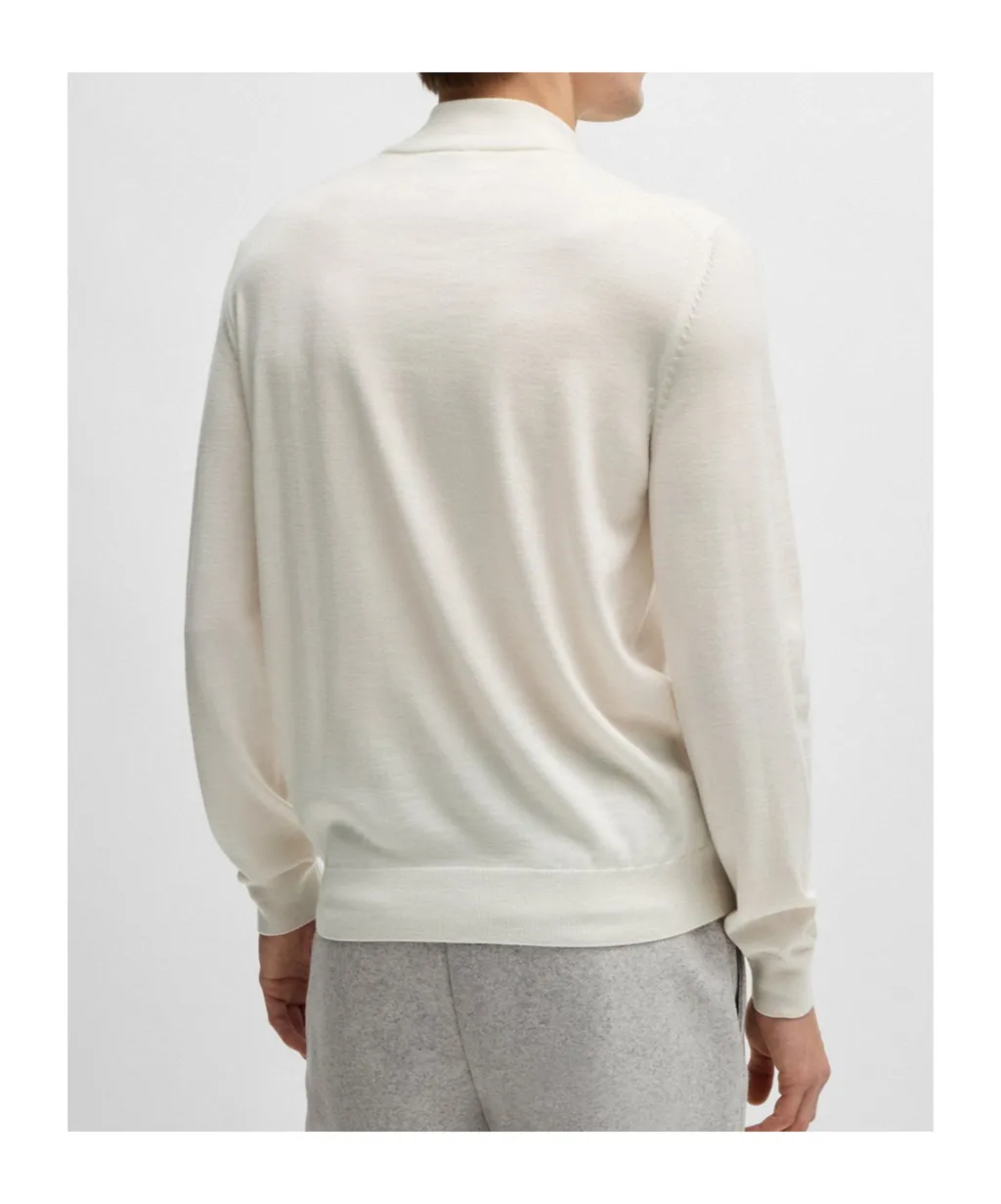 Half-Zip Knitted Jumper