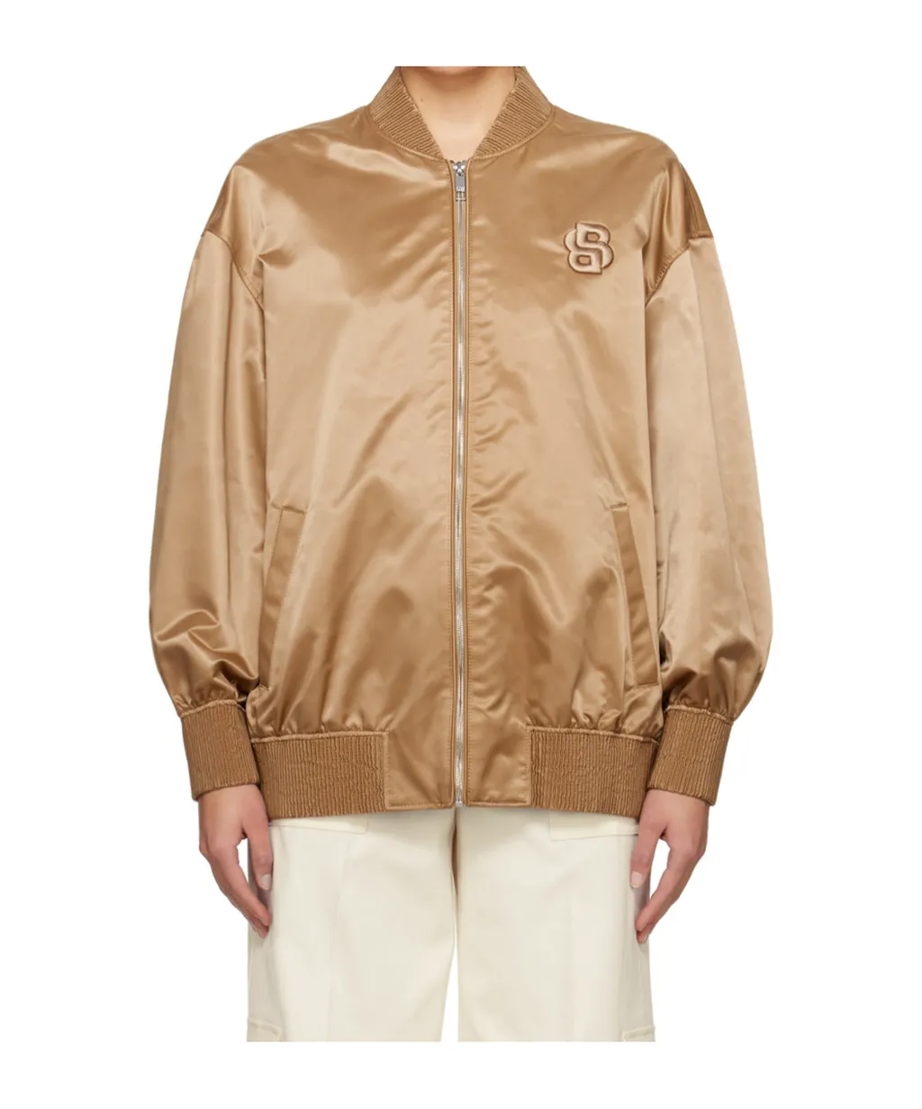 Satin Bomber Jacket