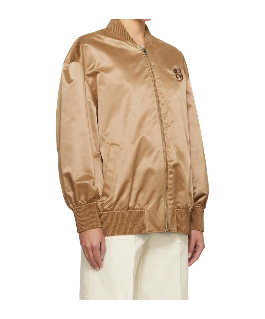 Satin Bomber Jacket