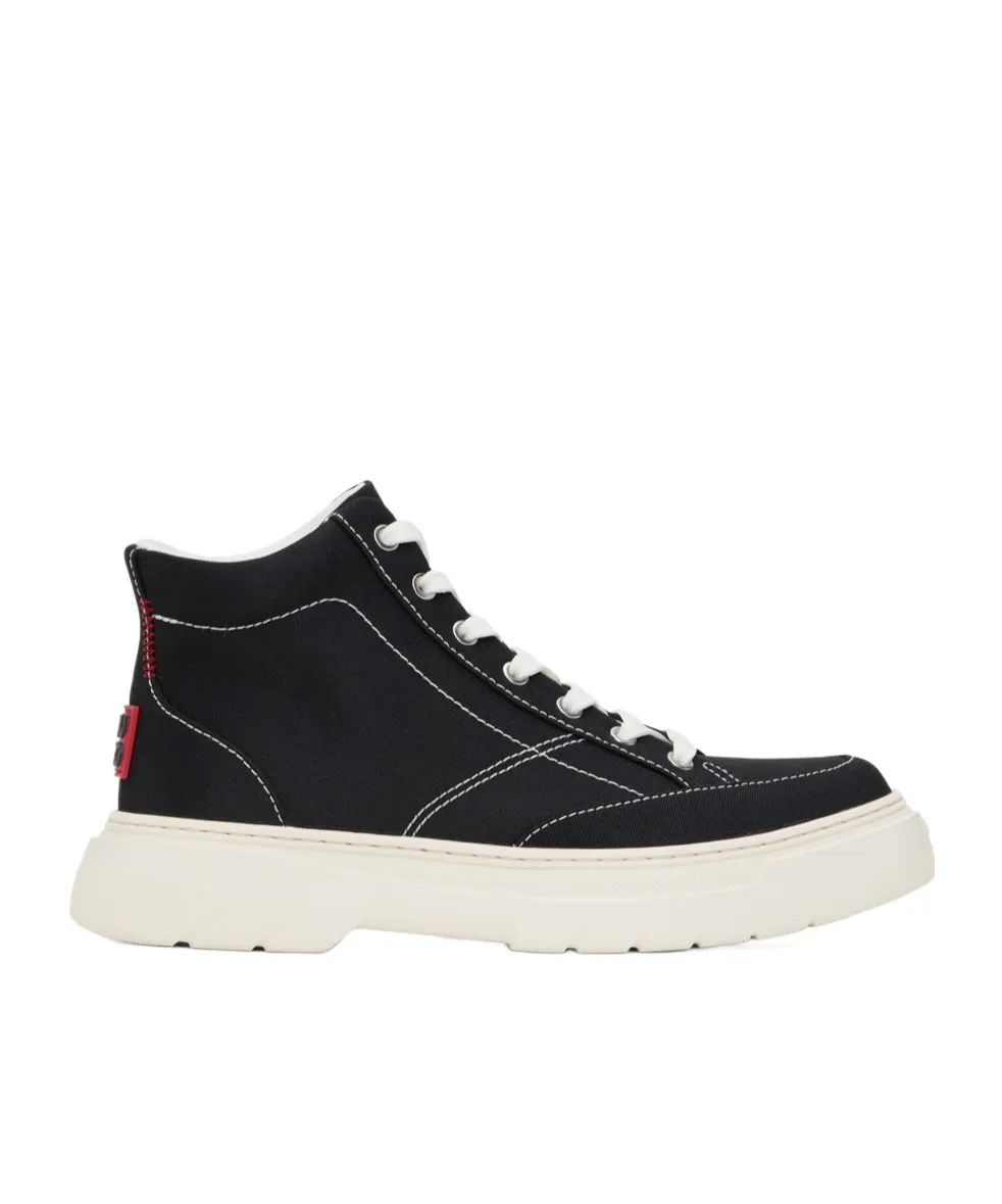 Lace-Up High-Top Sneakers