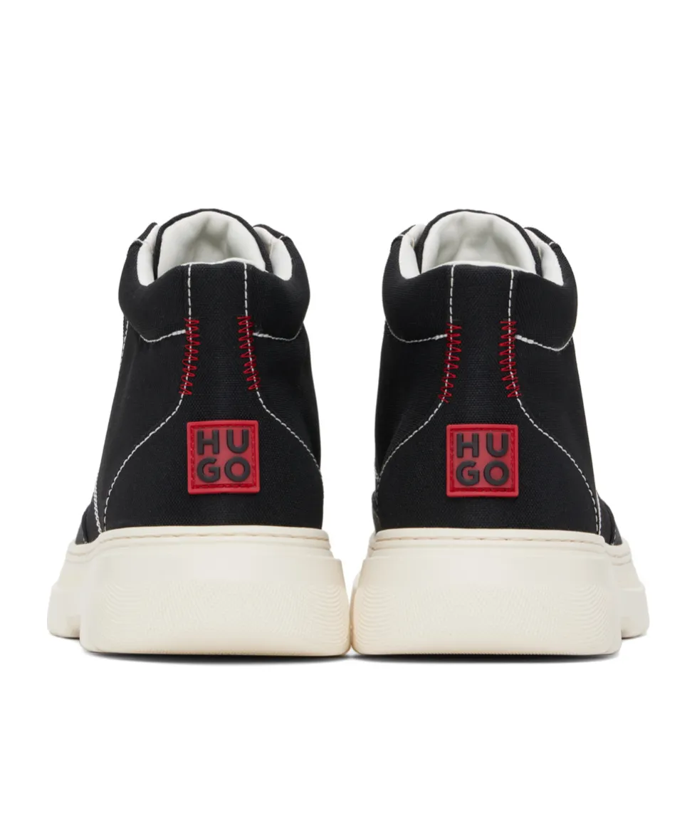 Lace-Up High-Top Sneakers