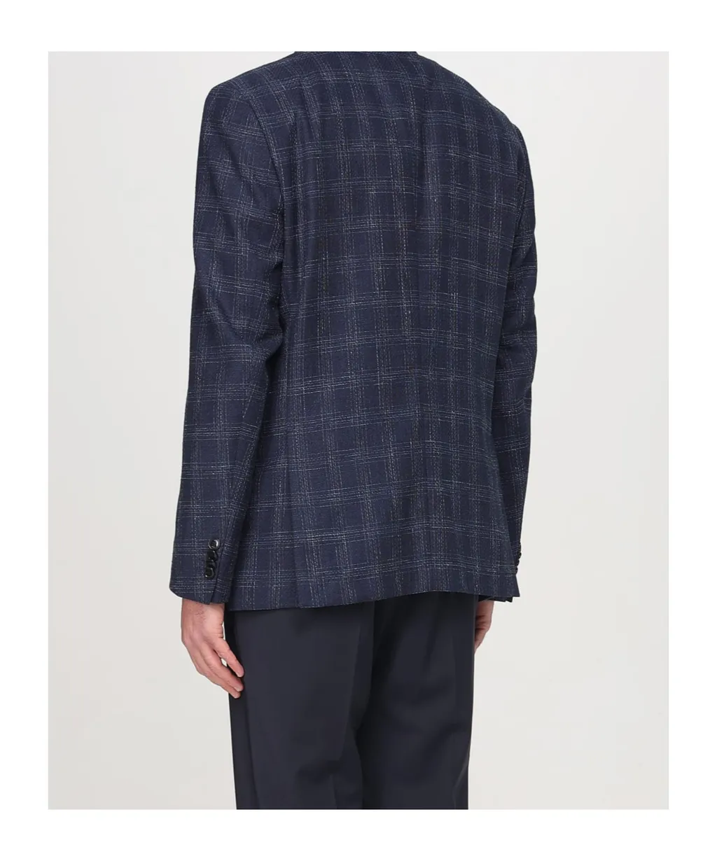 Checked Blazer