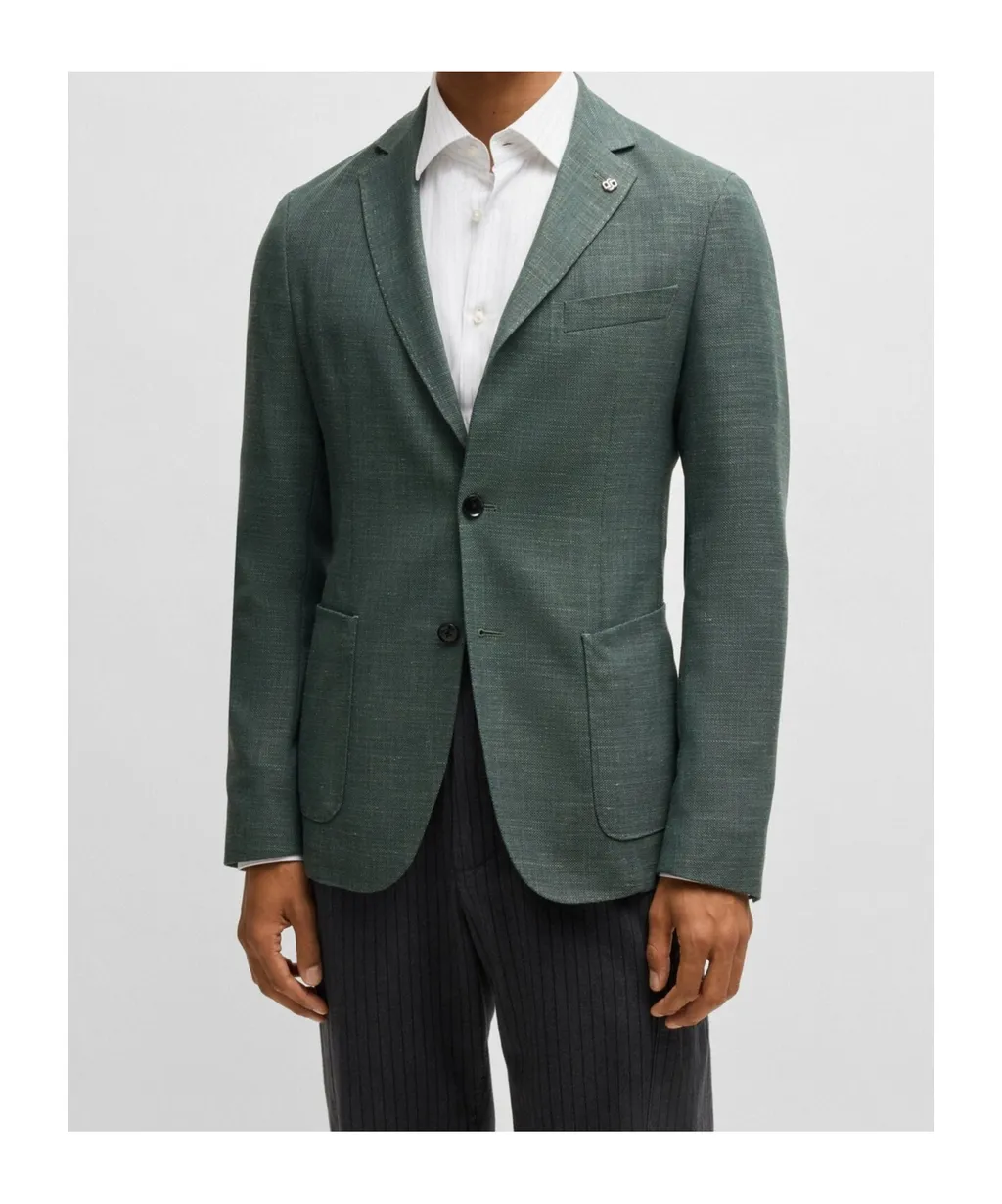 Long-Sleeved Suit Jacket