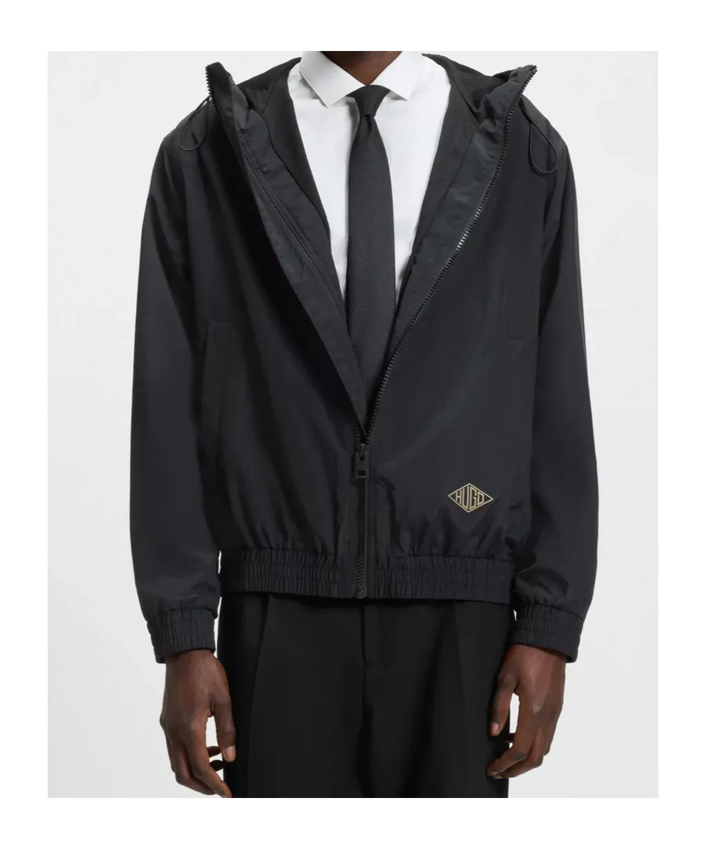 Logo Hooded Jacket