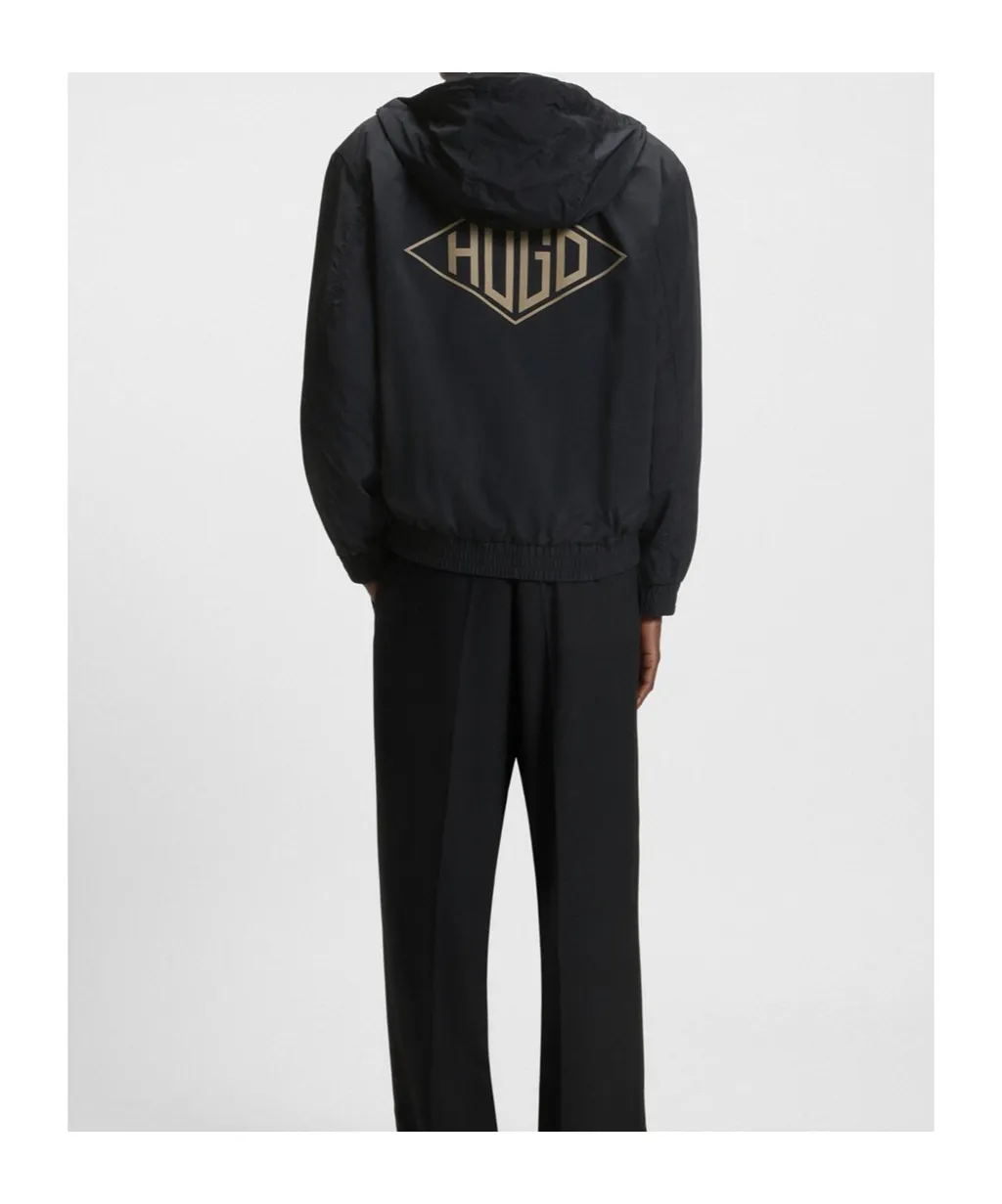 Logo Hooded Jacket