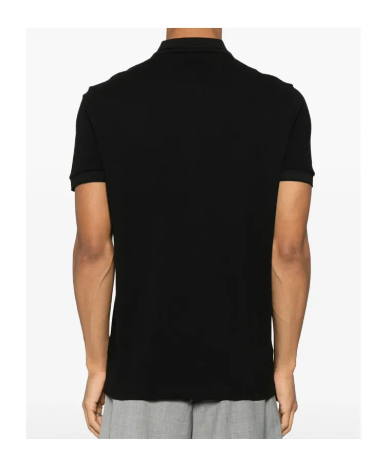 Logo Embroidered Short-Sleeved Polo Shirt