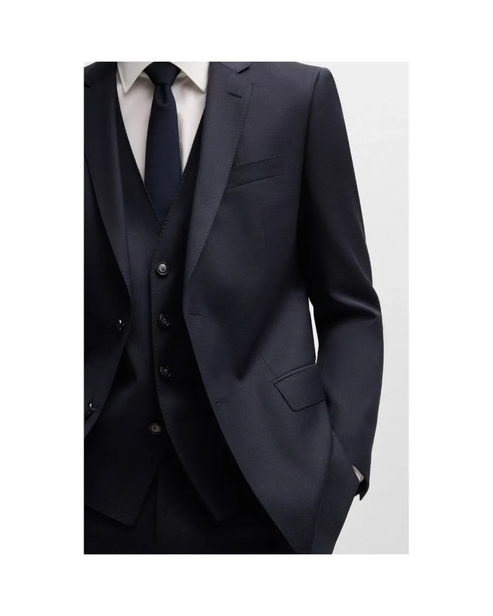 Patterned Three-Piece Suit