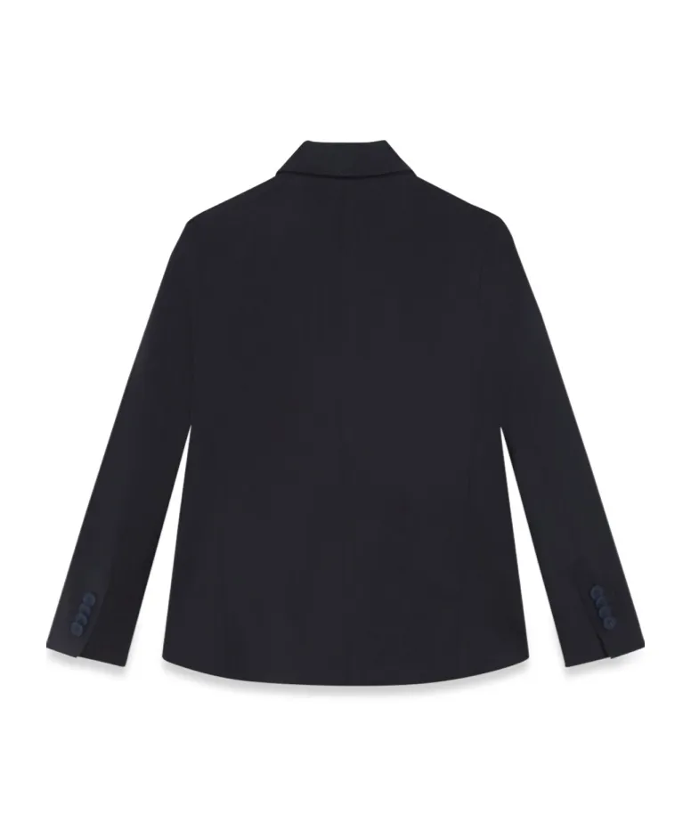 Single-Breasted Blazer With Notched Lapels