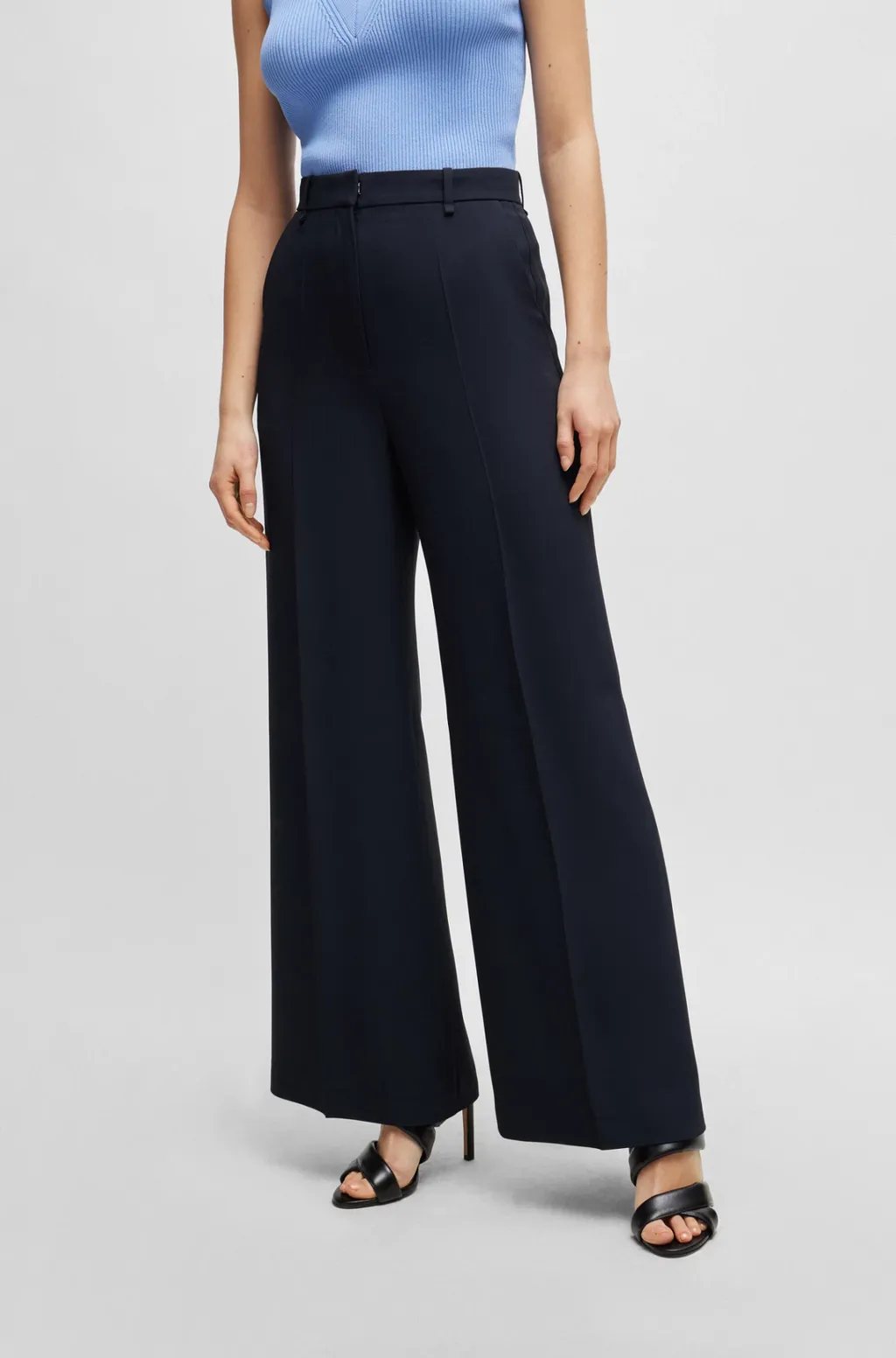Tailored Straight-Leg Trousers