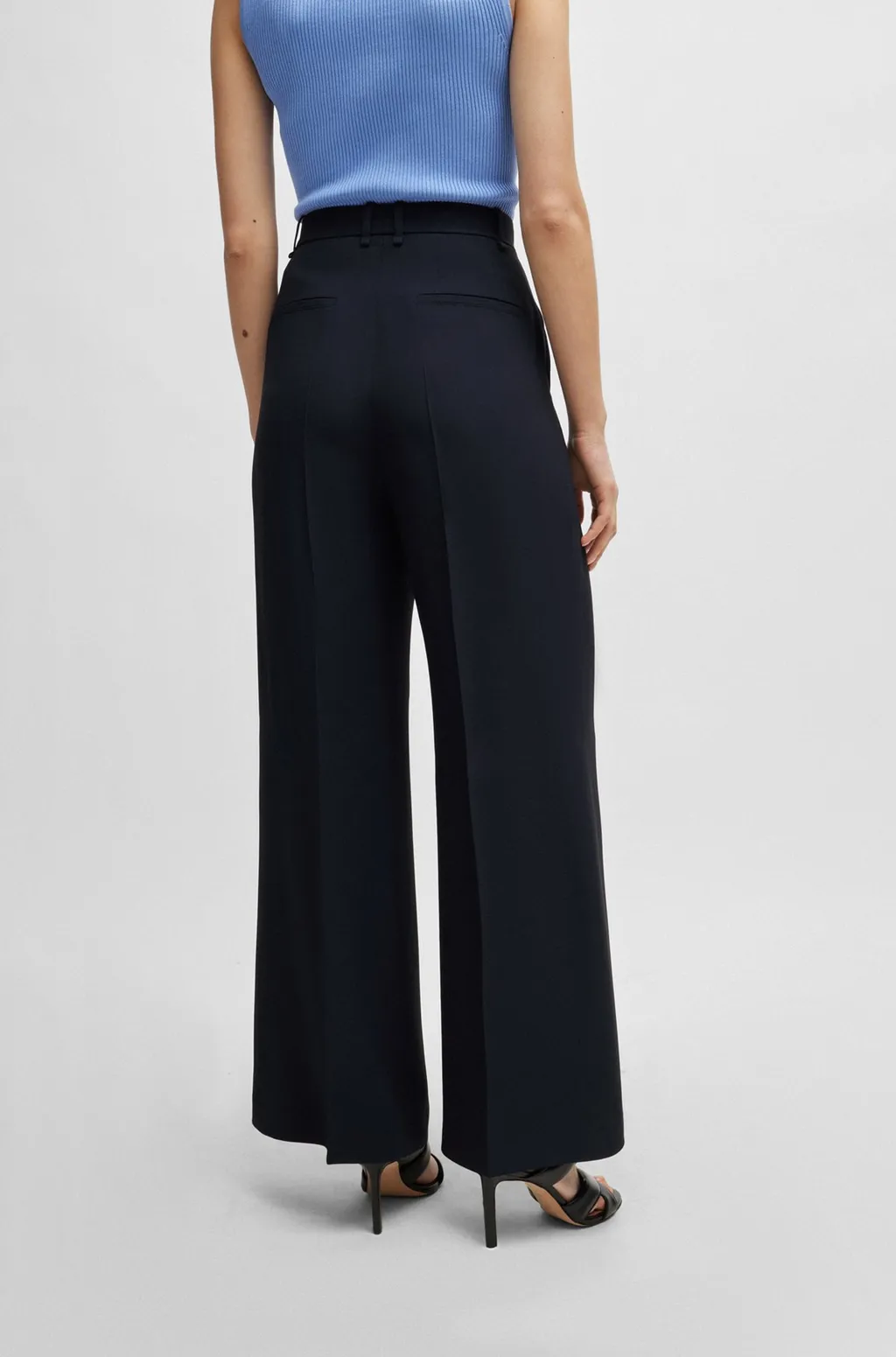 Tailored Straight-Leg Trousers