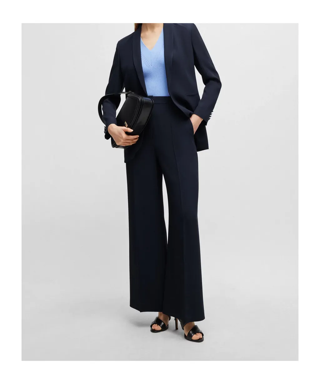 Tailored Straight-Leg Trousers