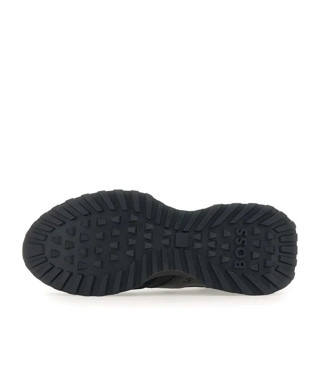 Logo Embossed Lace-Up Sneakers