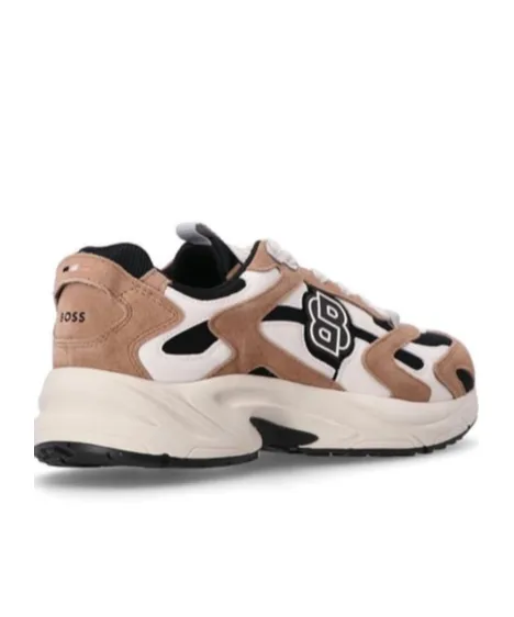 Suede-Trimmed Mesh Sneakers