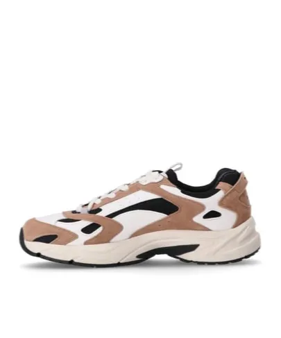 Suede-Trimmed Mesh Sneakers
