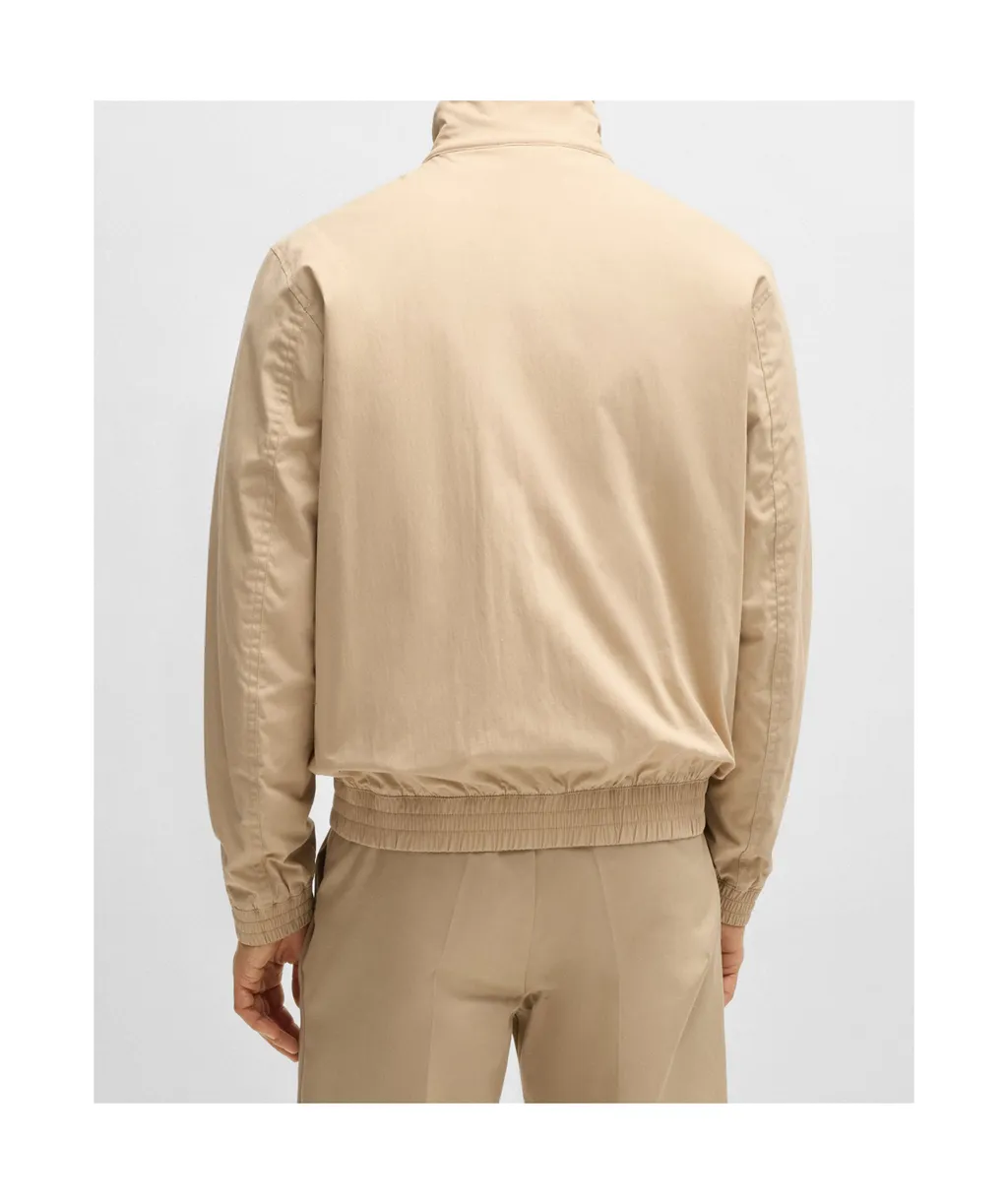 Embroidered Double B Bomber Jacket