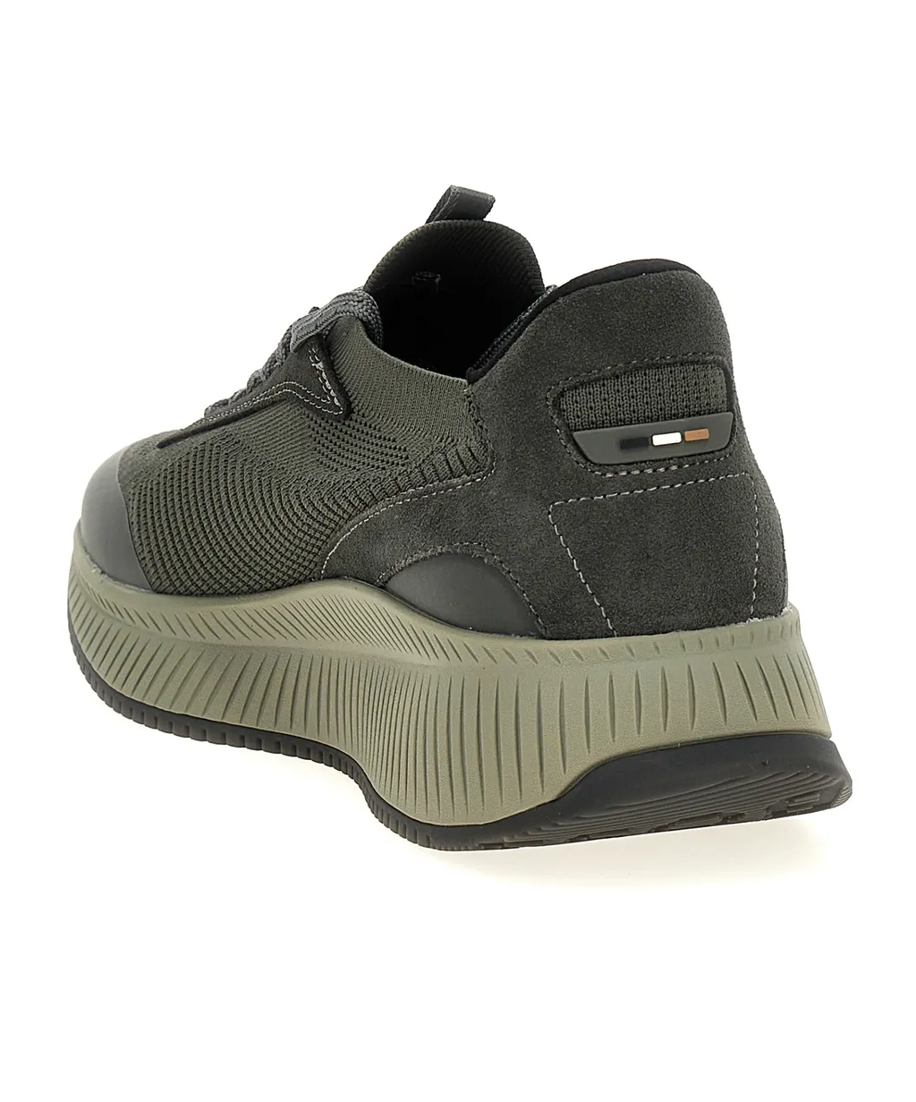 Lace-Up Suede Trainers