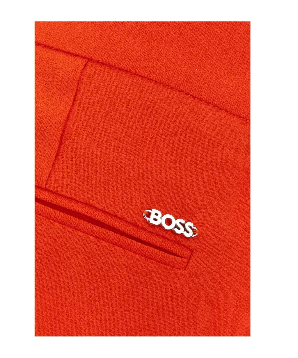 Pleated Detail Tailored Pants