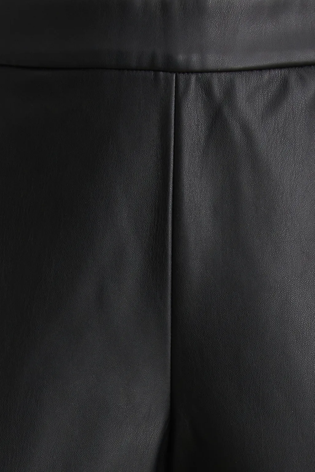 Faux-Leather Trousers