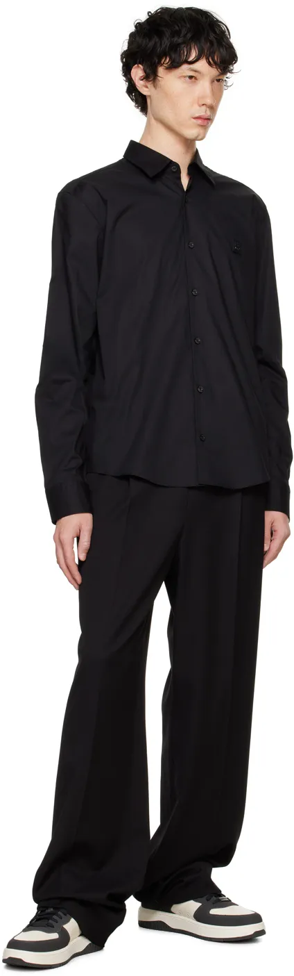 Logo Patch Slim Fit Shirt
