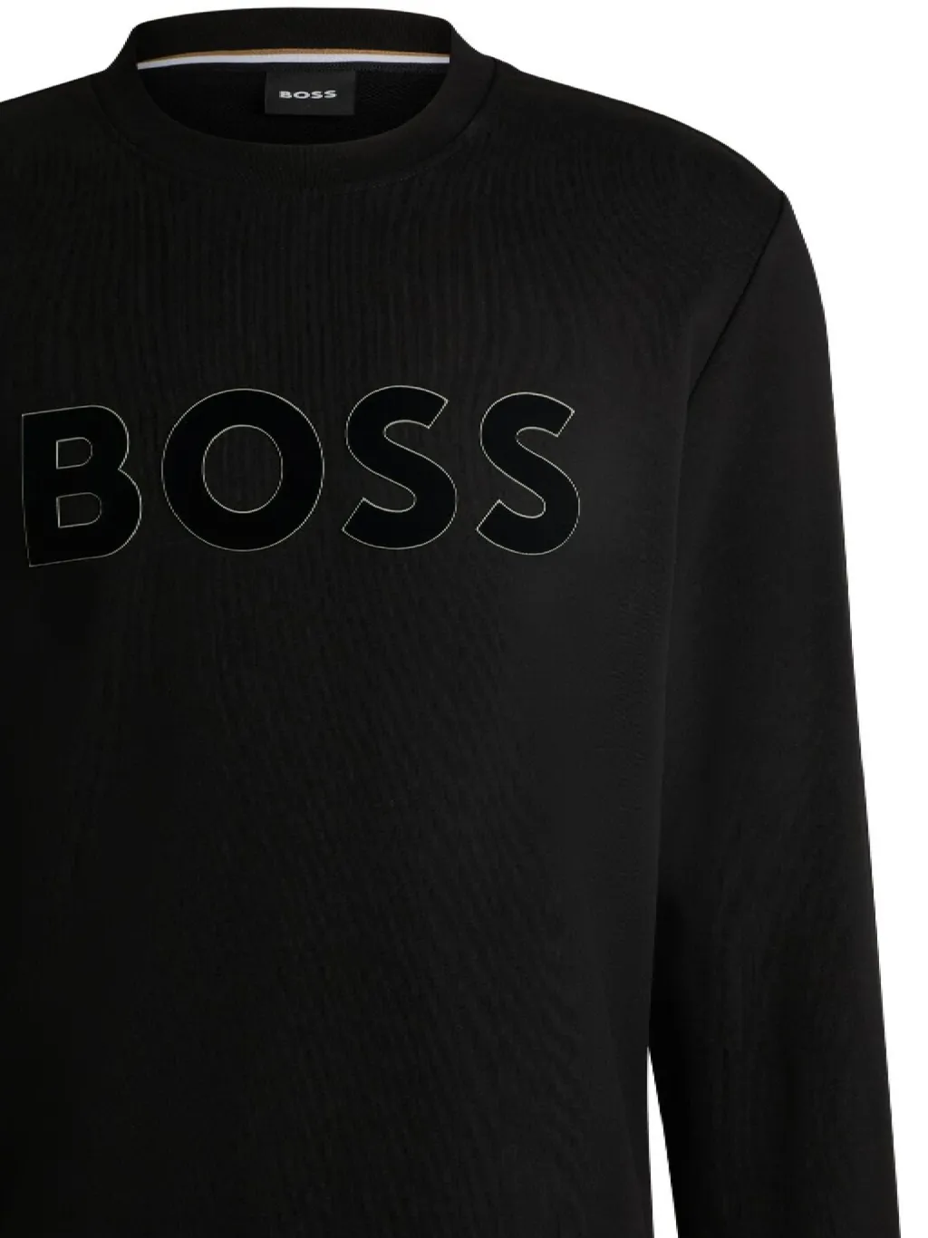 Logo Embossed Crewneck Sweater