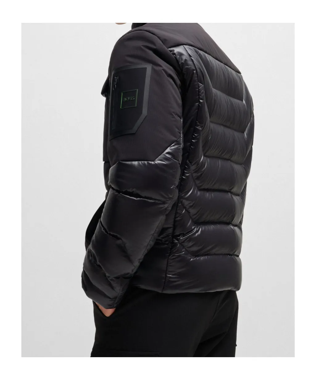 Logo Patch Down Jacket