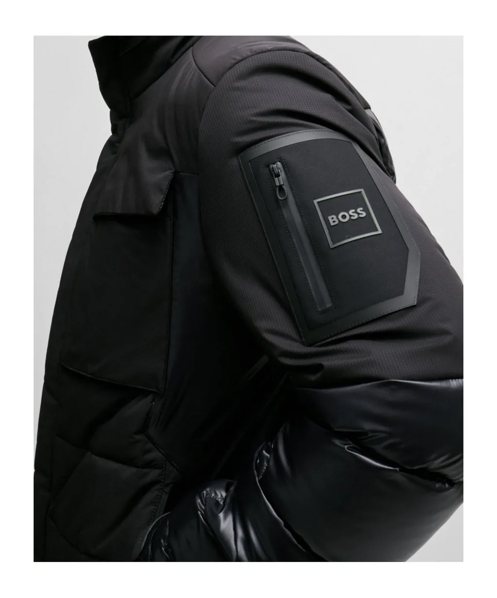Logo Patch Down Jacket
