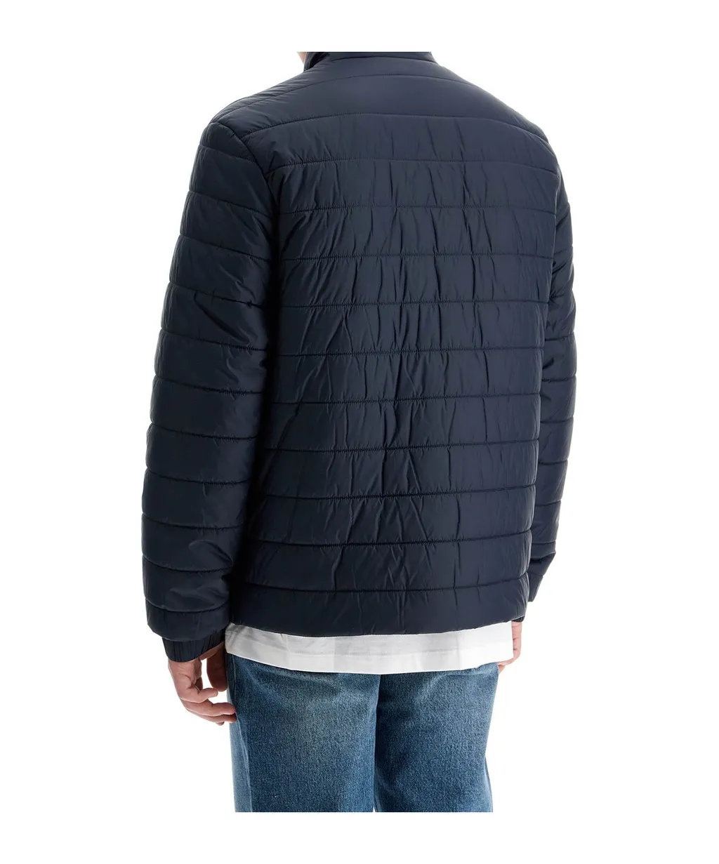 Logo-Printed Zipped Padded Jacket