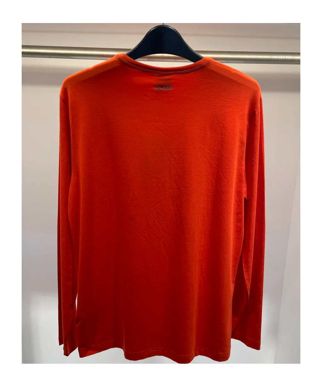 Round Collar And Long-Sleeved T-Shirt
