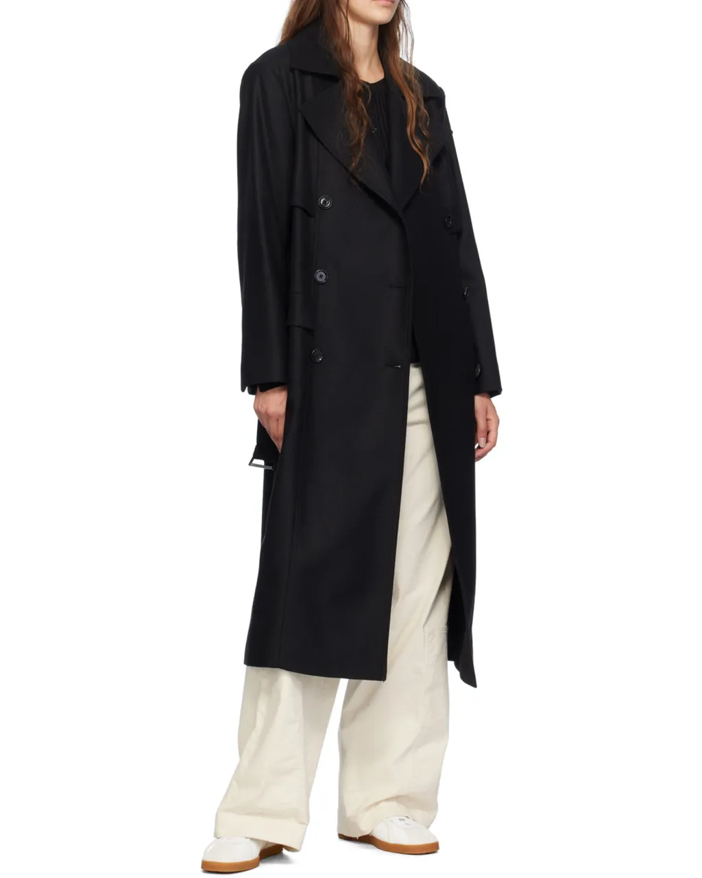 Felted Trench Coat