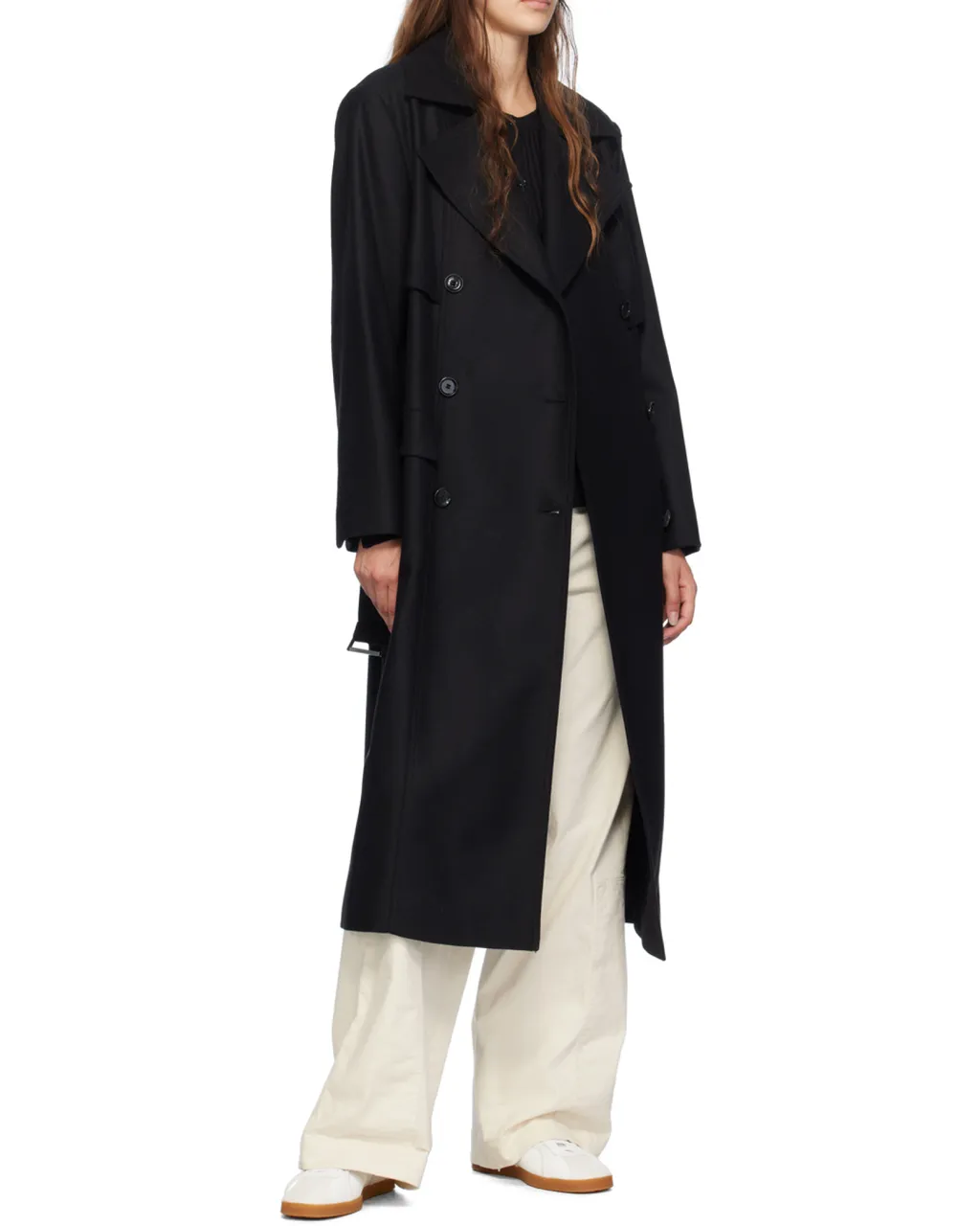 Felted Trench Coat