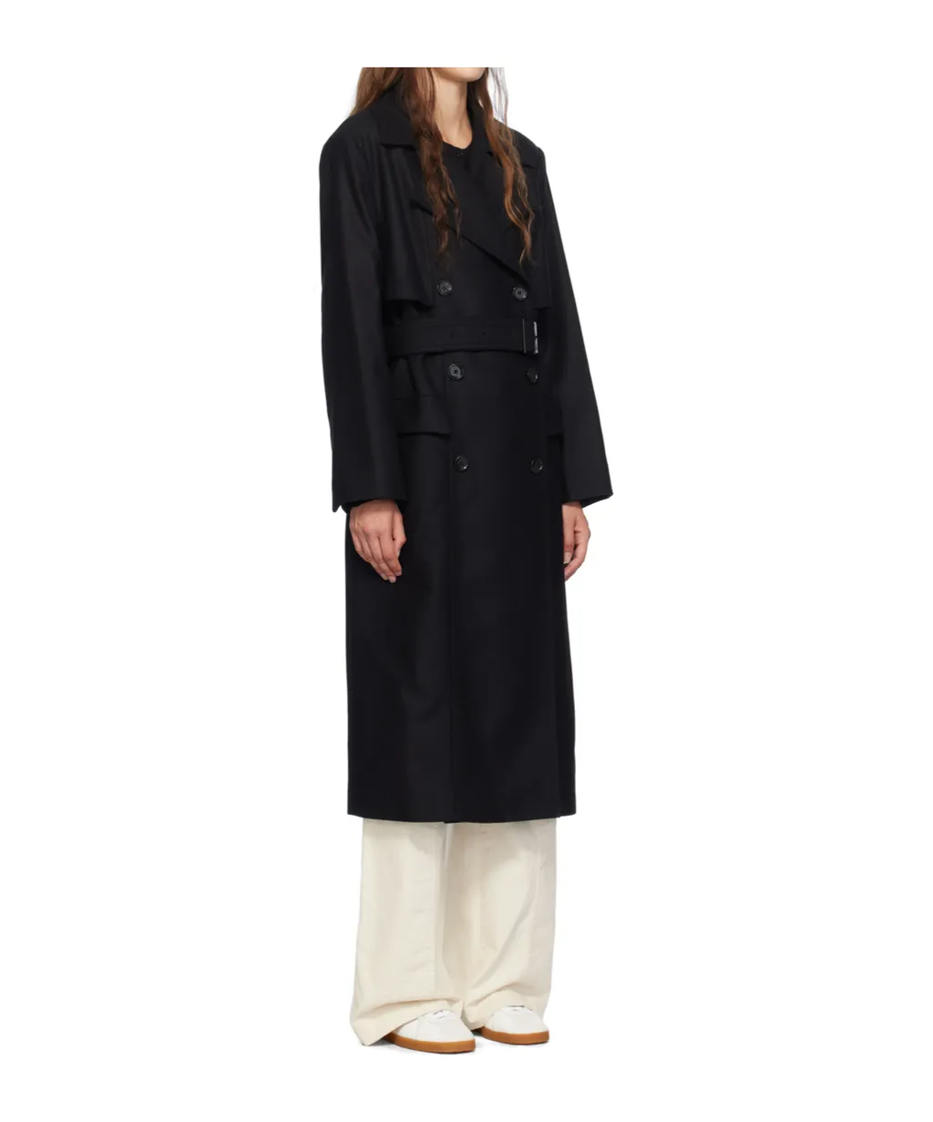 Felted Trench Coat