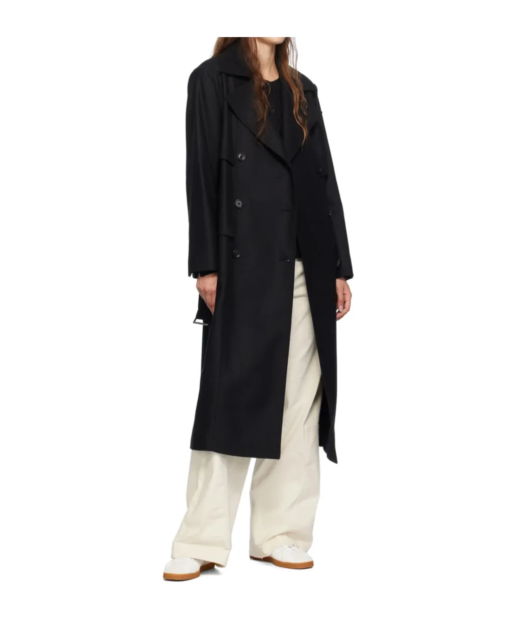 Felted Trench Coat