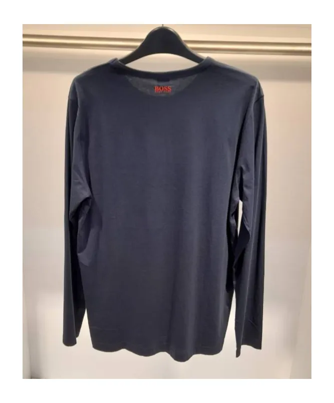 Round Collar And Long-Sleeved T-Shirt