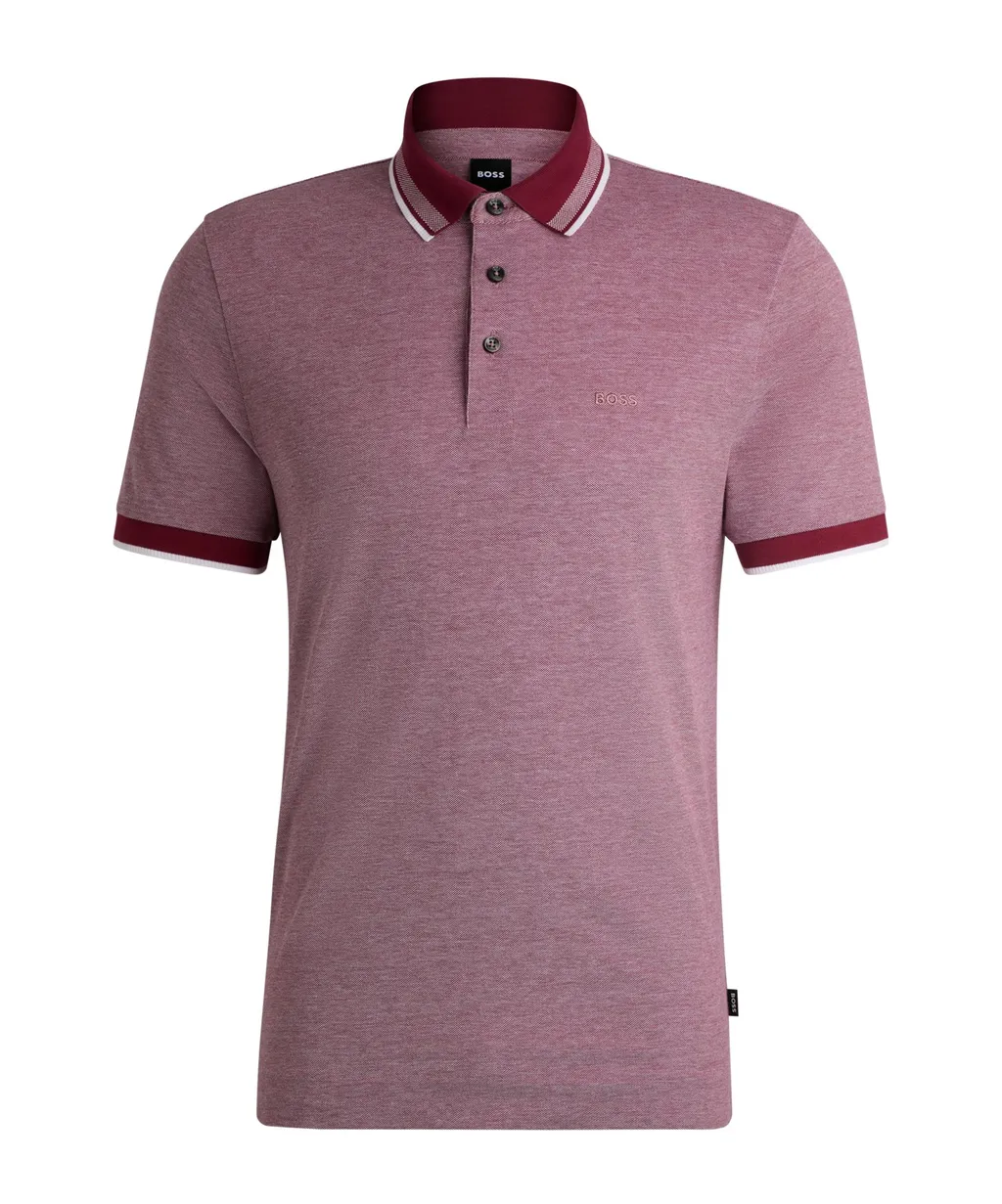 Logo Embroidered Short-Sleeved Polo Shirt