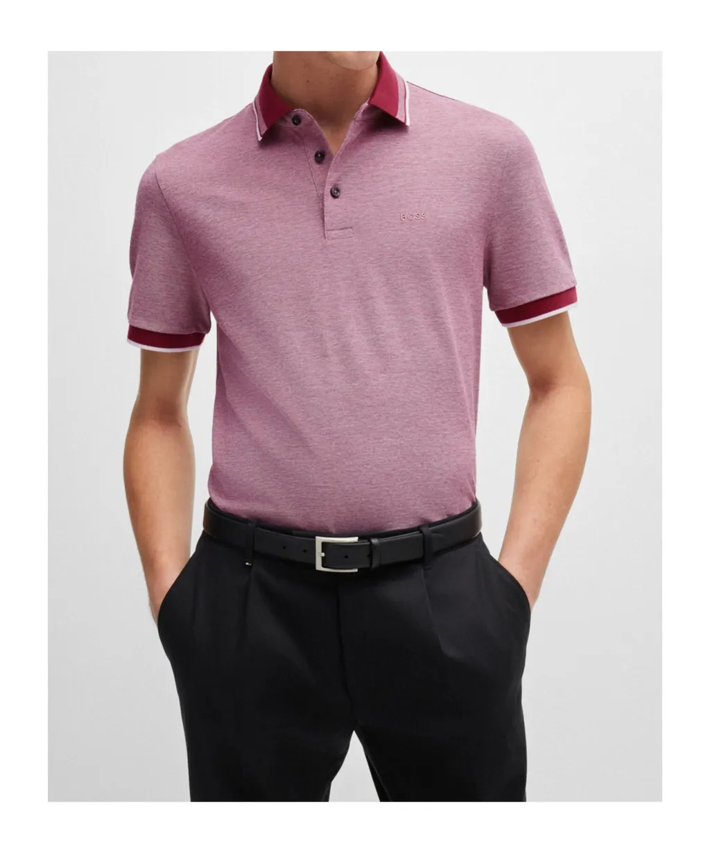Logo Embroidered Short-Sleeved Polo Shirt