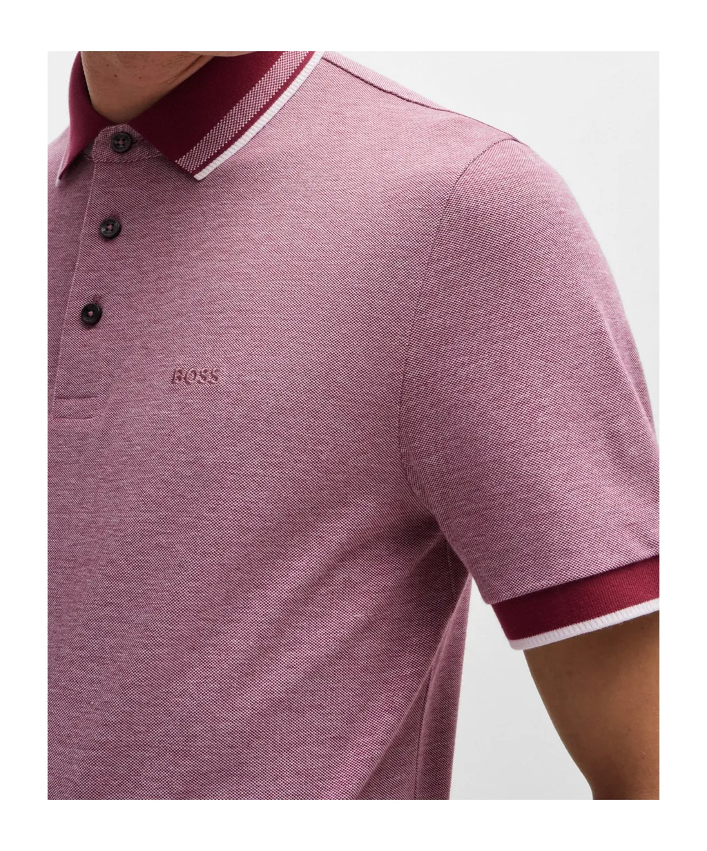 Logo Embroidered Short-Sleeved Polo Shirt