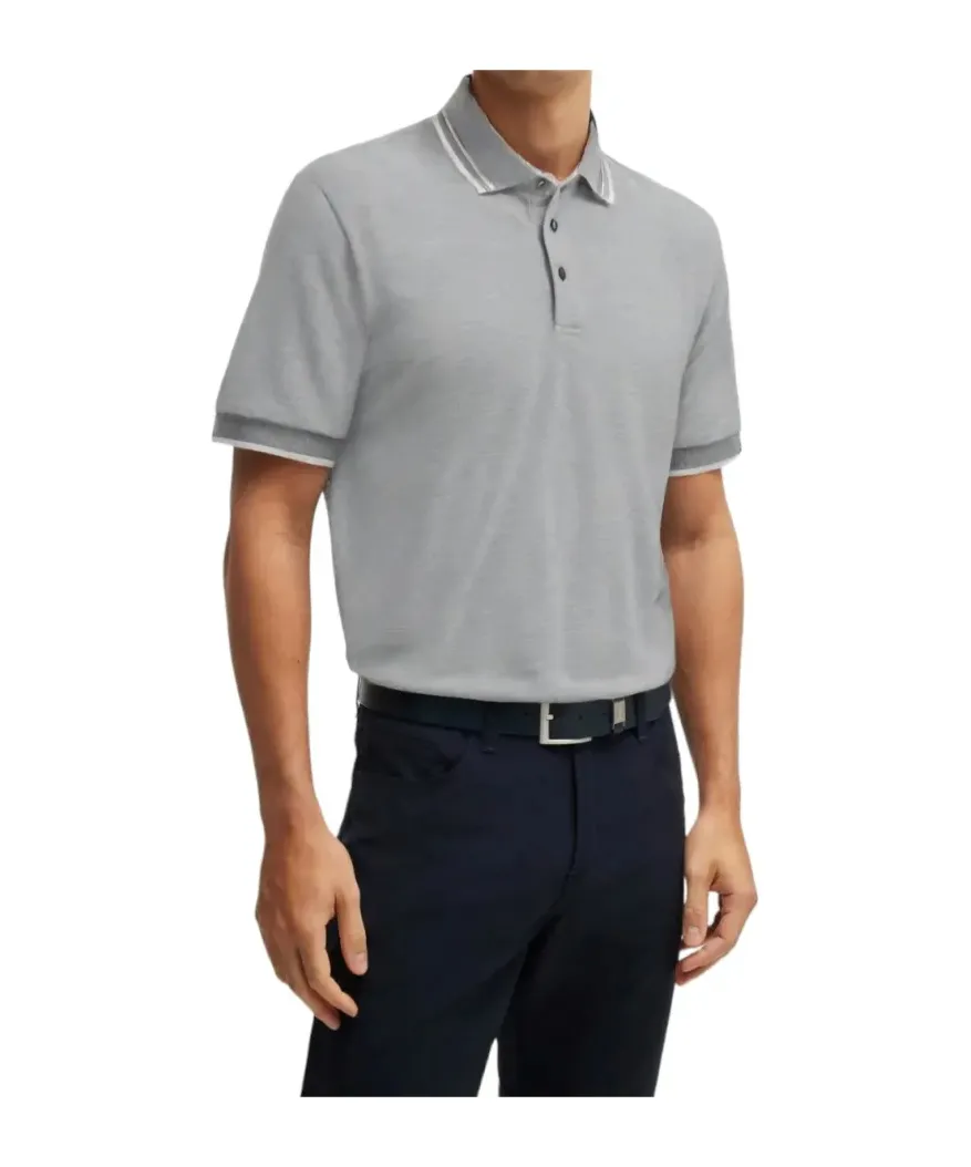 Logo Pattern Polo Shirt