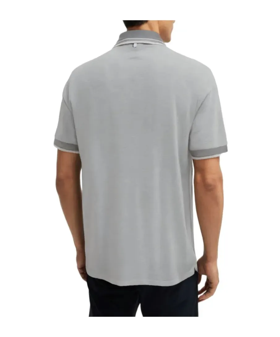 Logo Pattern Polo Shirt