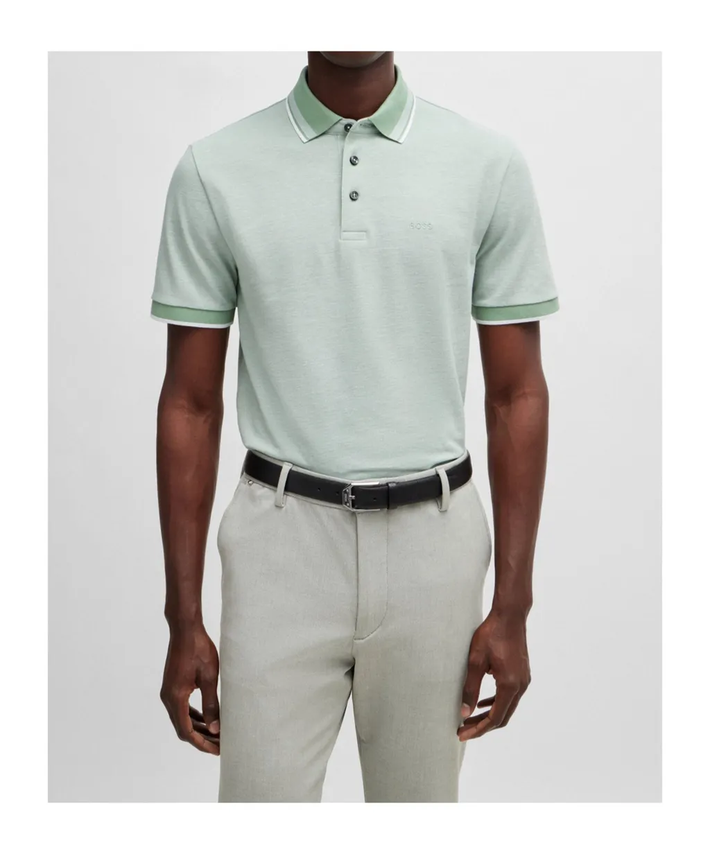 Logo Embroidered Short-Sleeved Polo Shirt
